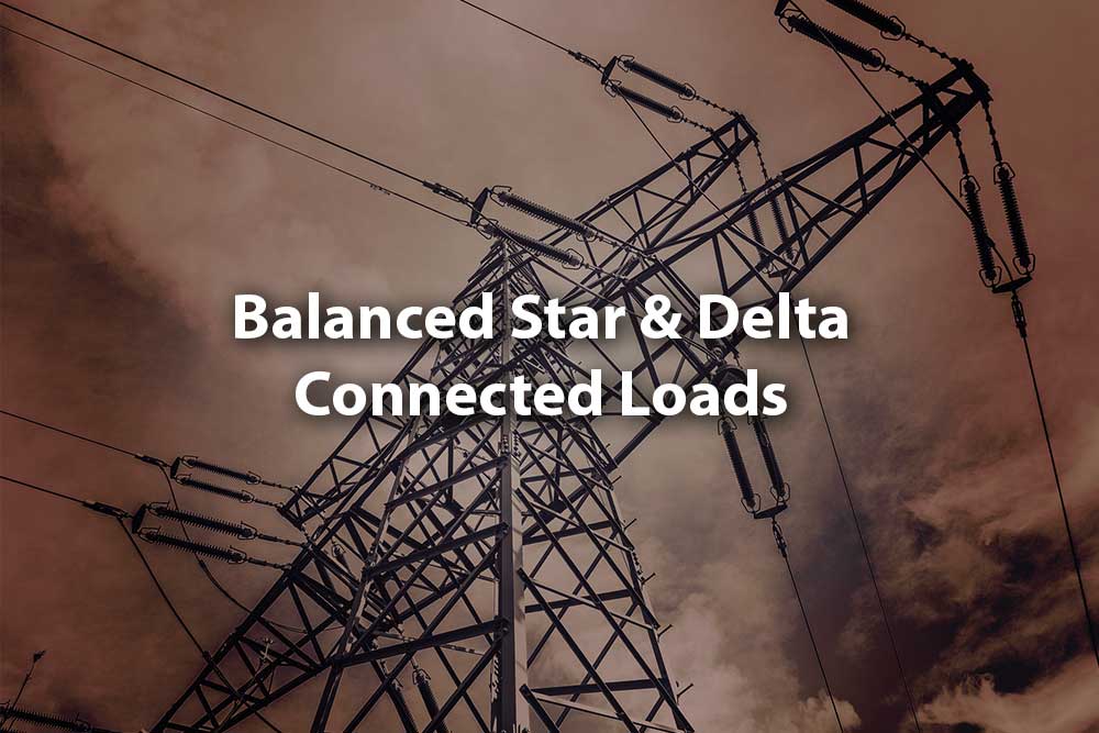 title slide: Balanced Star and Delta connected loads